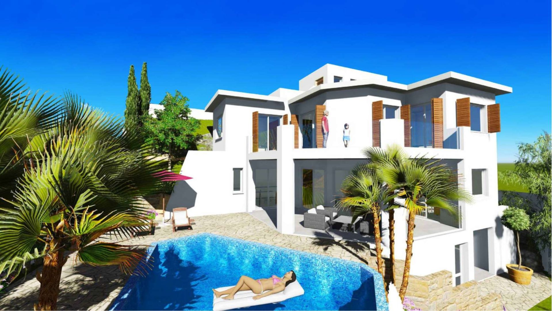 3 Bed, 2 Bath, HouseFor Sale, Kamares Village, Paphos