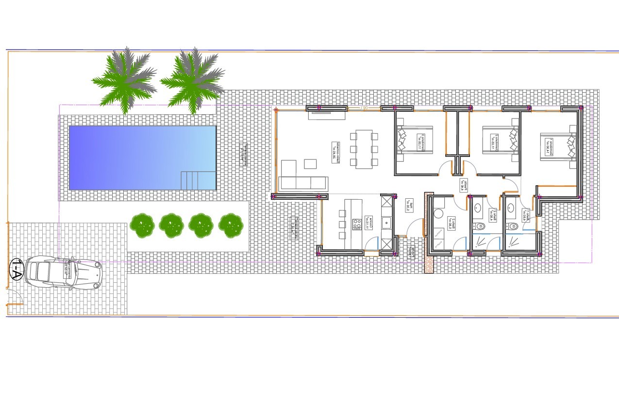 3 Bed, 2 Bath, HouseFor Sale, Els Poblets, Alicante