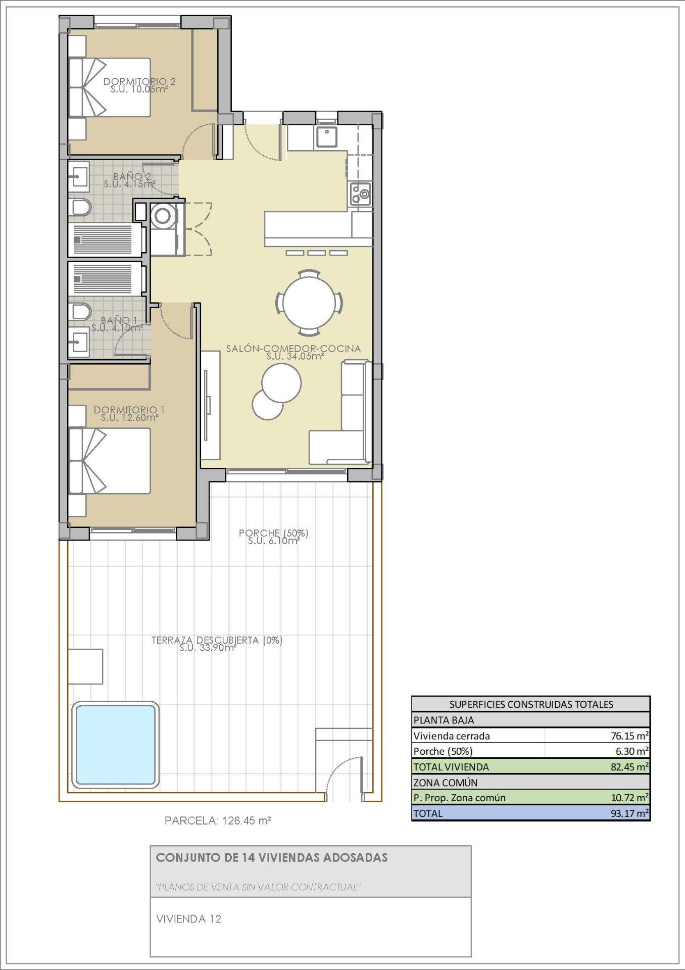 2 Bed, 2 Bath, HouseFor Sale, Rojales, Alicante