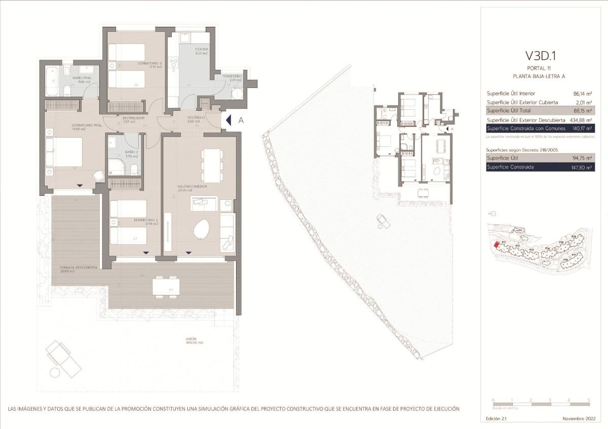 3 Bed, 2 Bath, ApartmentFor Sale, Estepona, Costa del Sol
