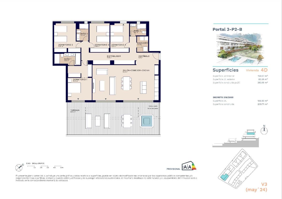 4 Bed, 3 Bath, ApartmentFor Sale, Estepona, Costa del Sol