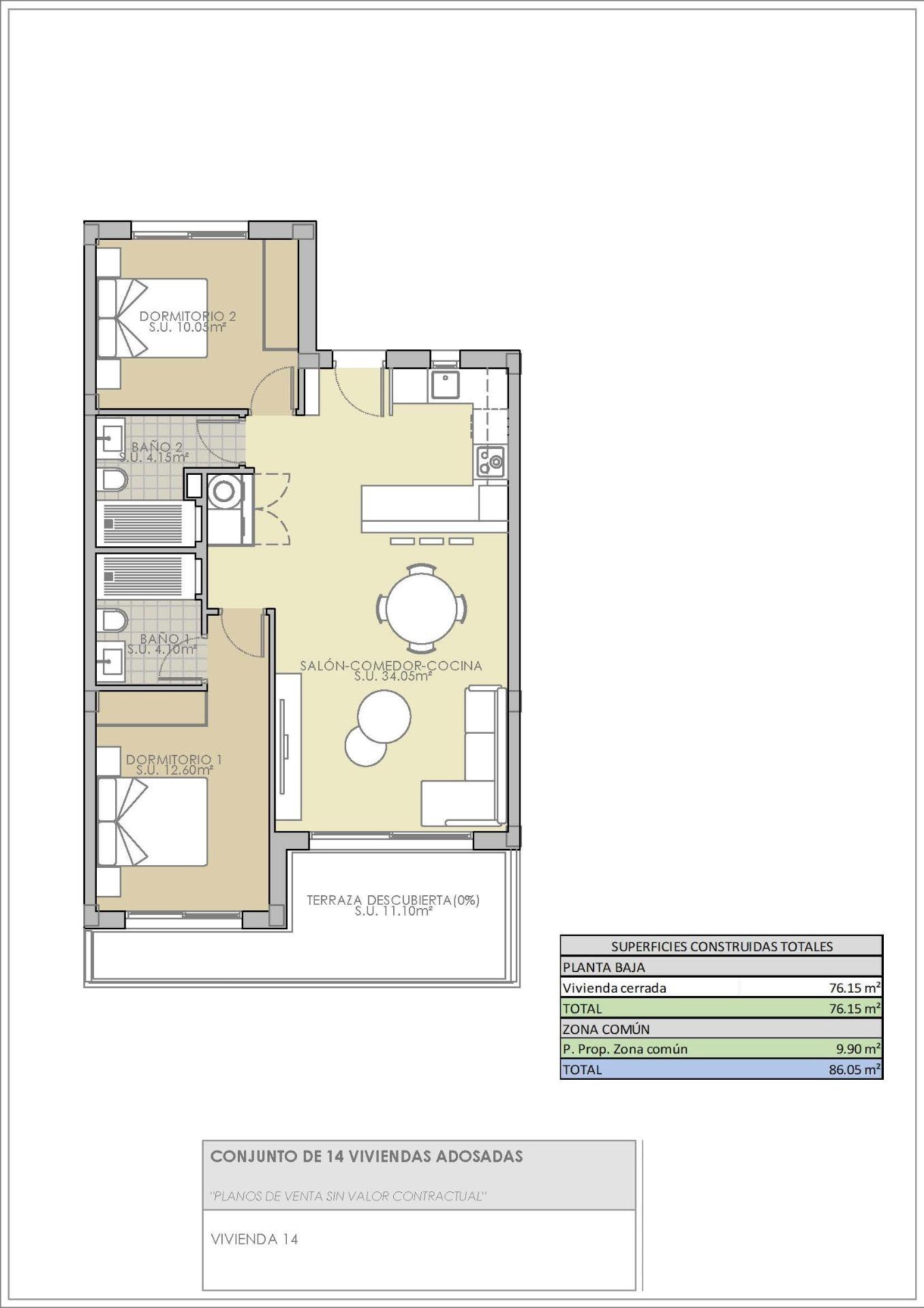 2 Bed, 2 Bath, HouseFor Sale, Rojales, Alicante