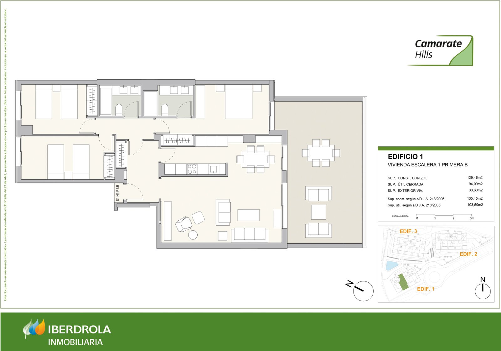 3 Bed, 2 Bath, ApartmentFor Sale, Casares, Malaga
