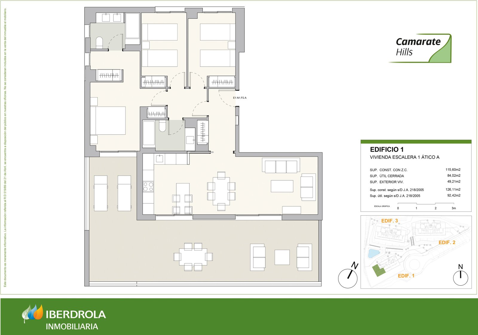 3 Bed, 2 Bath, ApartmentFor Sale, Casares, Malaga