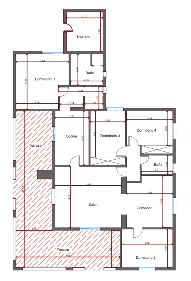 4 Bed, 2 Bath, HouseFor Sale, Los Balcones, Alicante