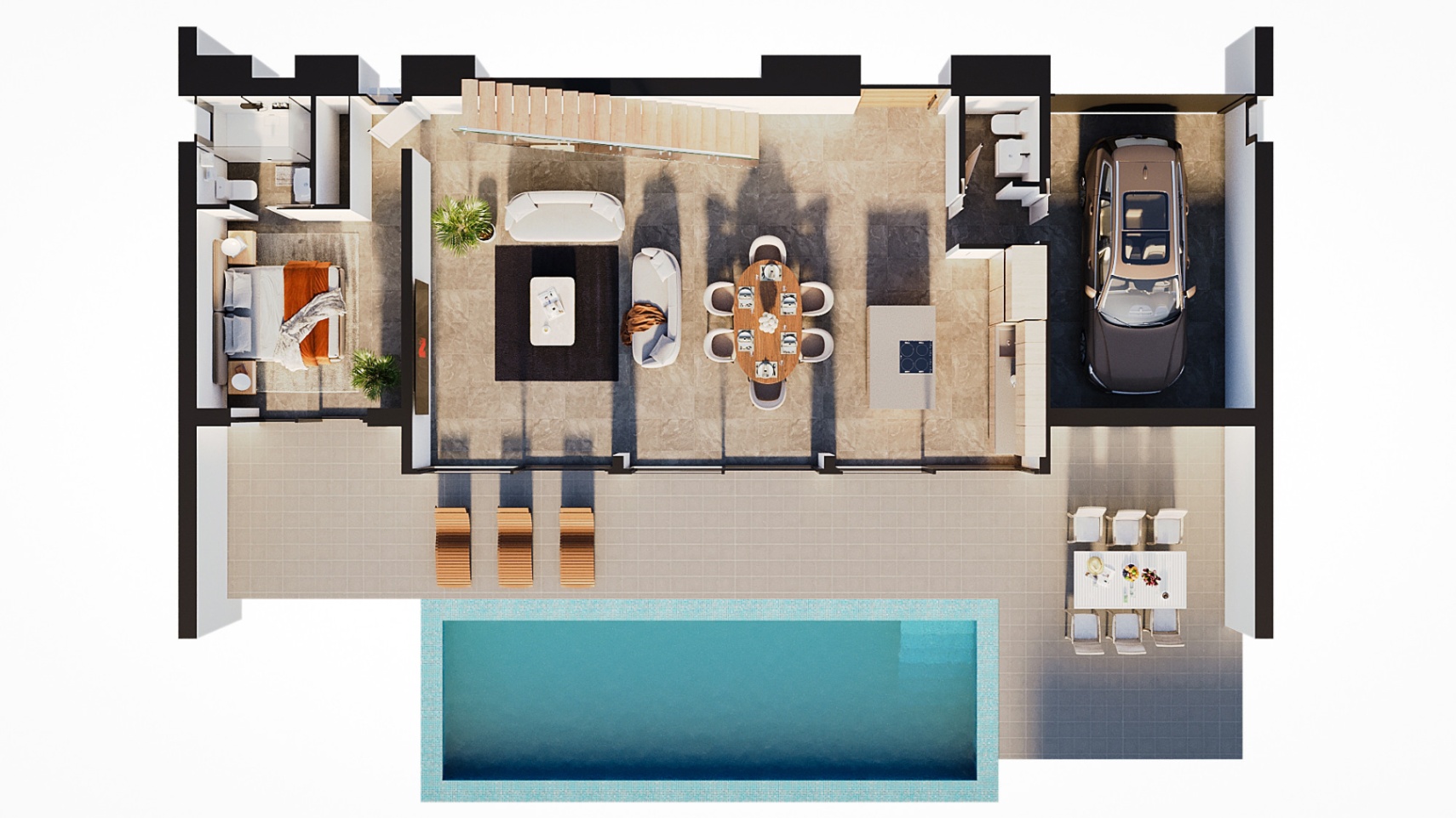 3 Bed, 3 Bath, HouseFor Sale, Calpe, Alicante