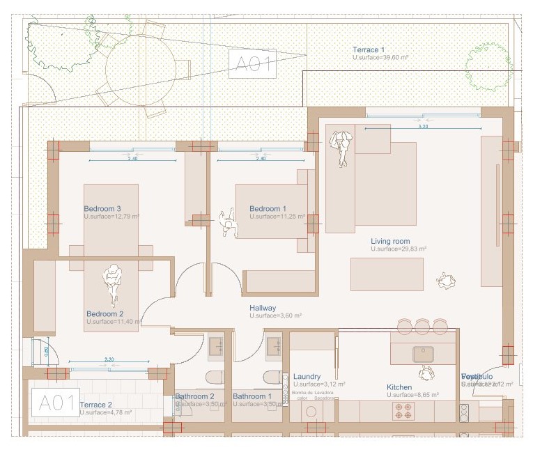 3 Bed, 2 Bath, ApartmentFor Sale, Javea, Alicante