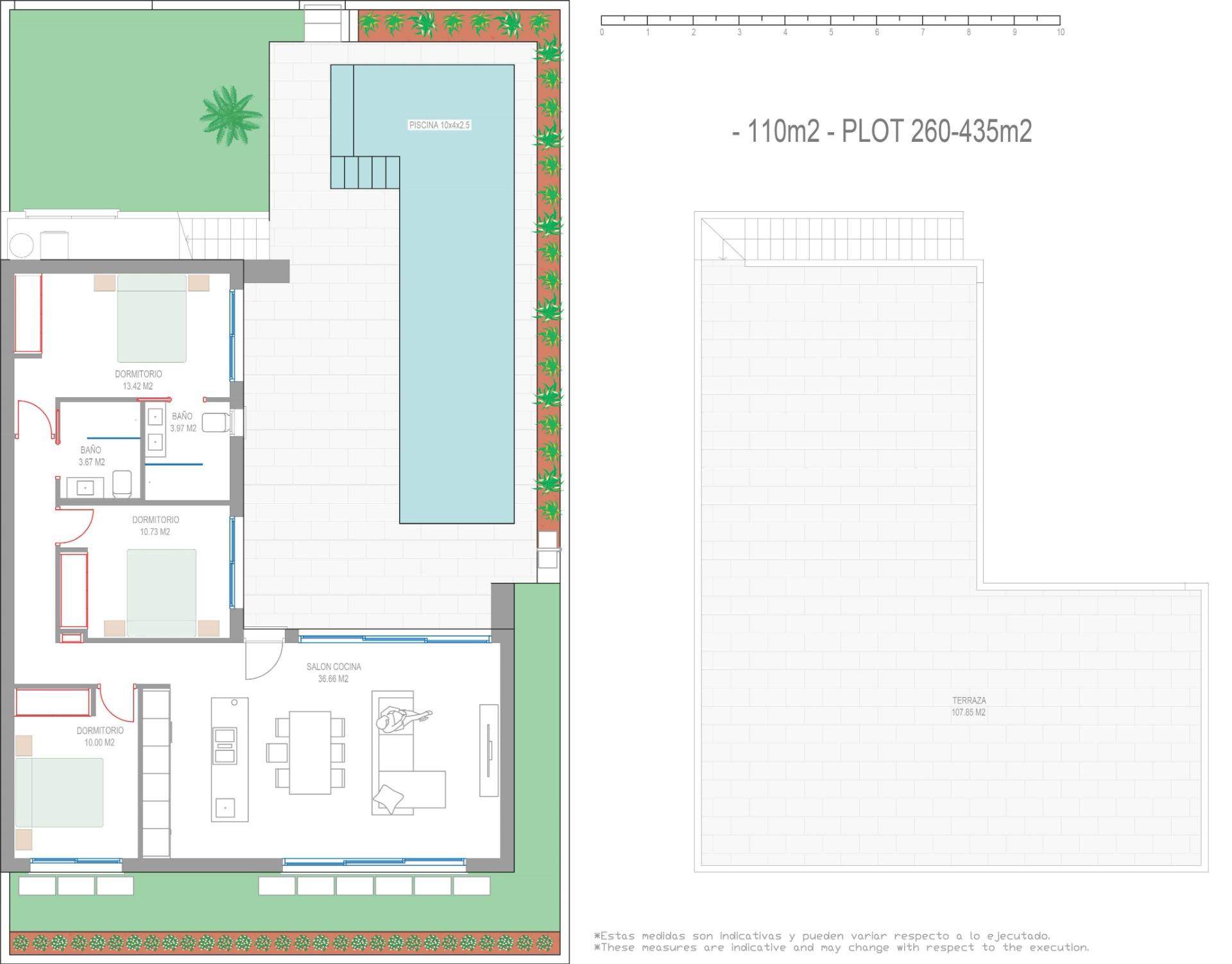 3 Bed, 2 Bath, HouseFor Sale, San Javier, Murcia