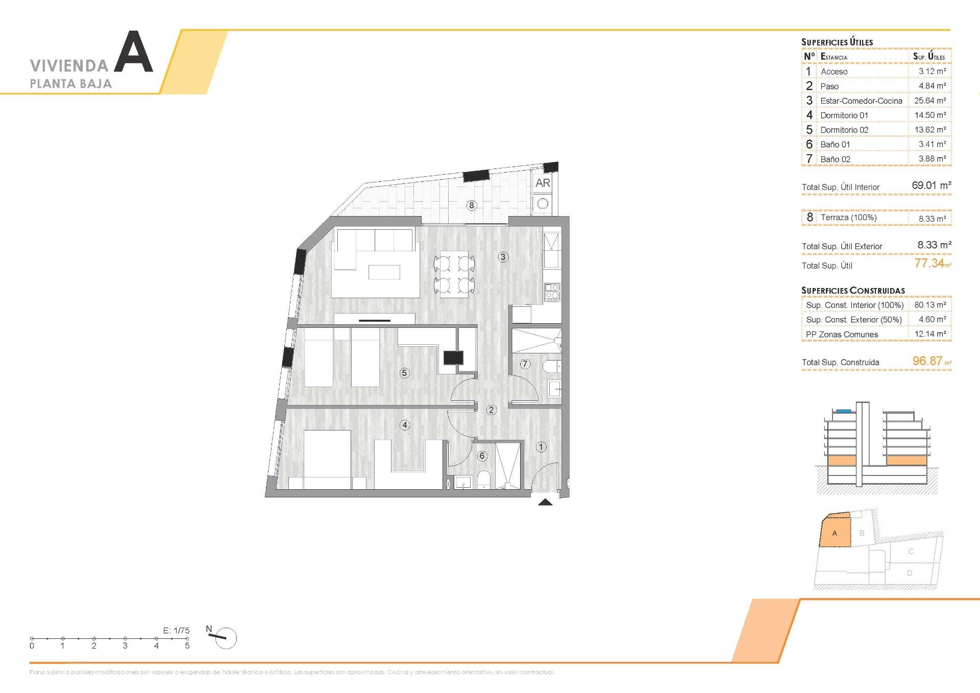 2 Bed, 2 Bath, ApartmentFor Sale, Torrevieja, Alicante