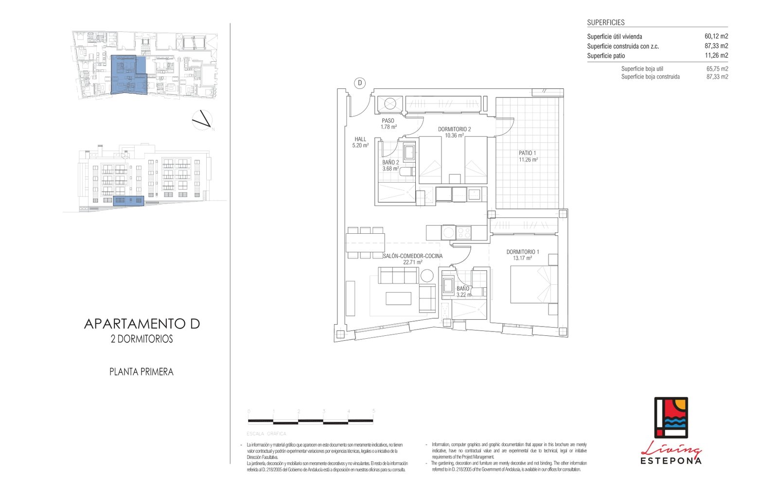 2 Bed, 2 Bath, ApartmentFor Sale, Estepona, Malaga