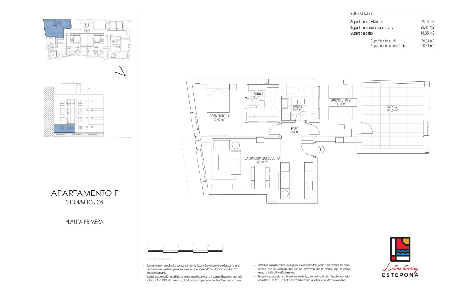 2 Bed, 2 Bath, ApartmentFor Sale, Estepona, Malaga