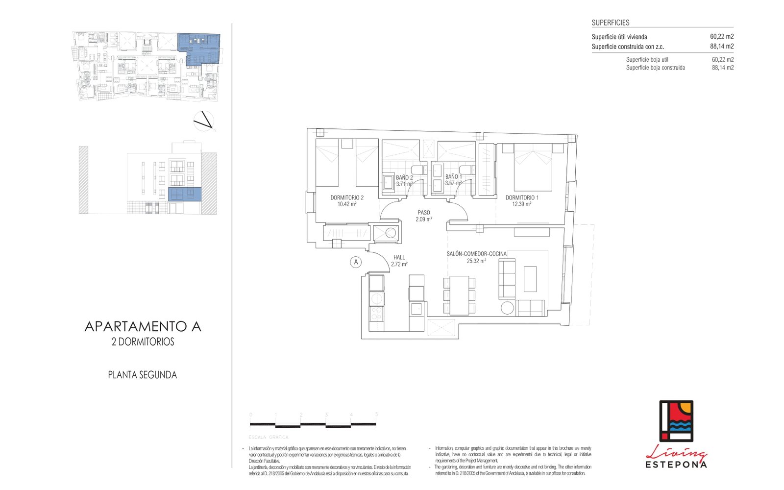 2 Bed, 2 Bath, ApartmentFor Sale, Estepona, Malaga