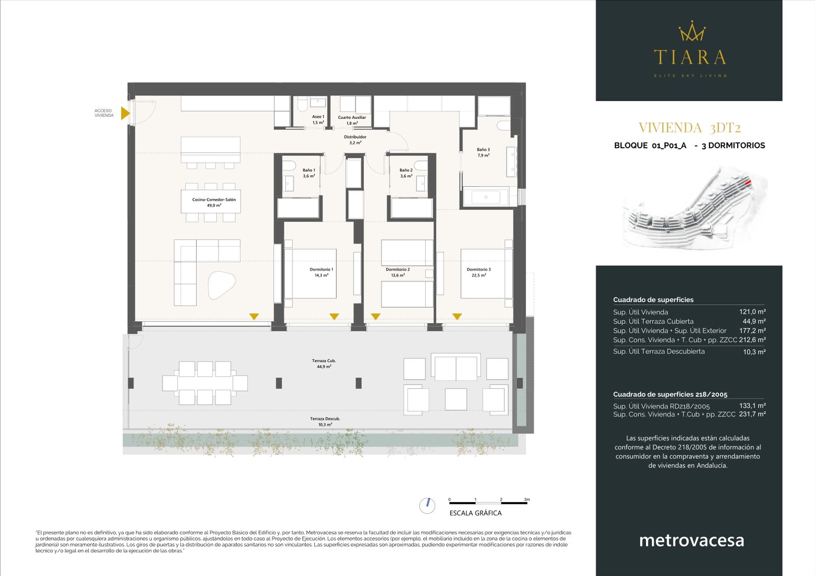 3 Bed, 3.5 Bath, ApartmentFor Sale, Benahavis, Malaga