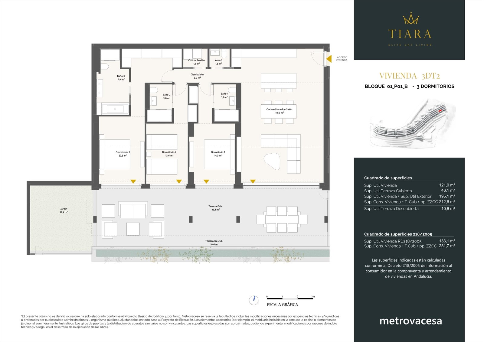 3 Bed, 3.5 Bath, ApartmentFor Sale, Benahavis, Malaga