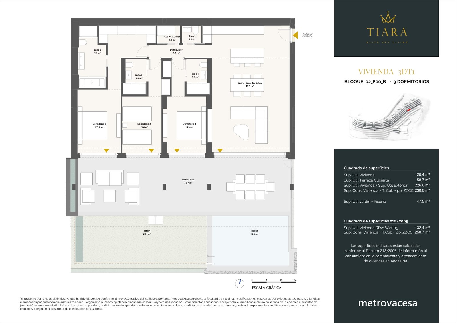 3 Bed, 3.5 Bath, ApartmentFor Sale, Benahavis, Malaga