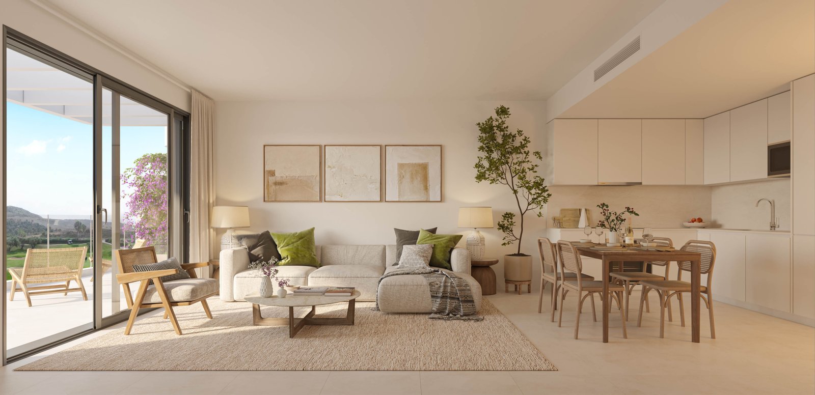 3 Bed, 2 Bath, ApartmentFor Sale, Mijas, Malaga