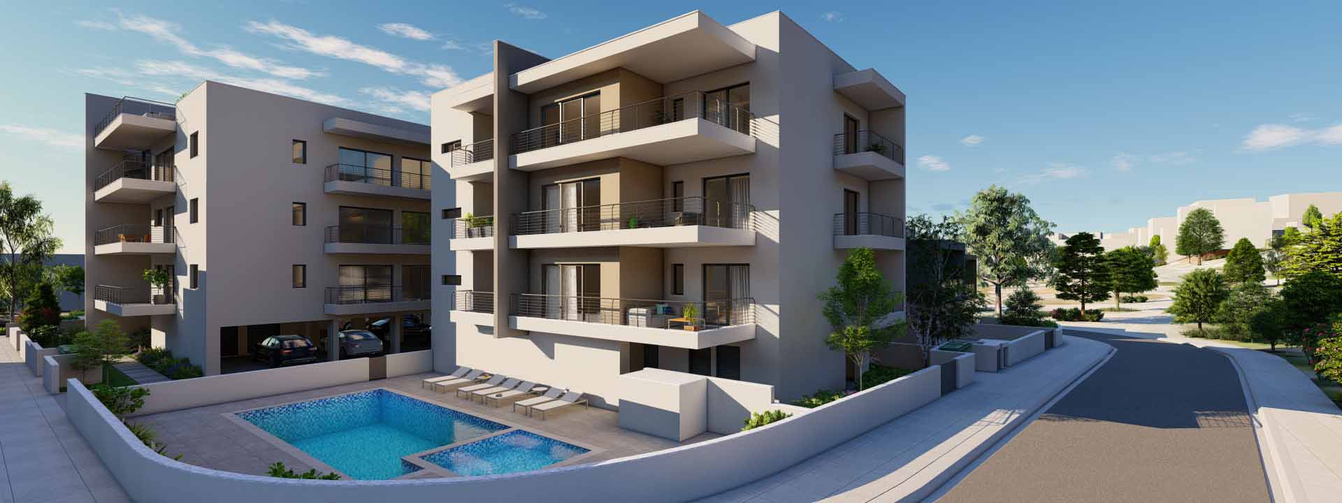 2 Bed, ApartmentFor Sale, Block B - A205, Paphos