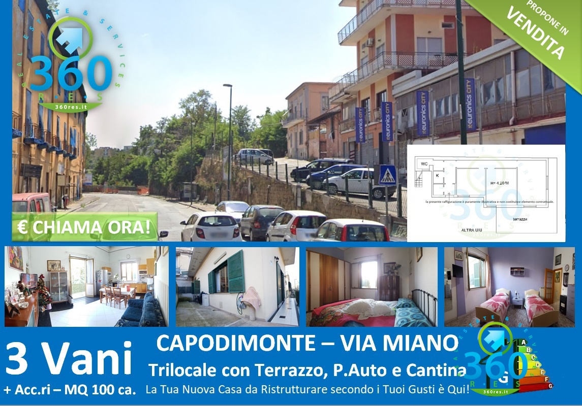 2 Bed, ApartmentFor Sale, Napoli, Campania