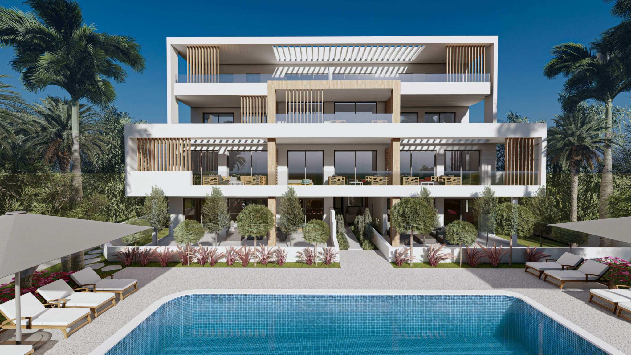 3 Bed, 2 Bath, ApartmentFor Sale, Geroskipou, Paphos