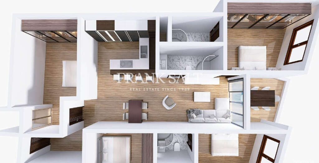 2 Bed, ApartmentFor Sale, Fgura, Malta