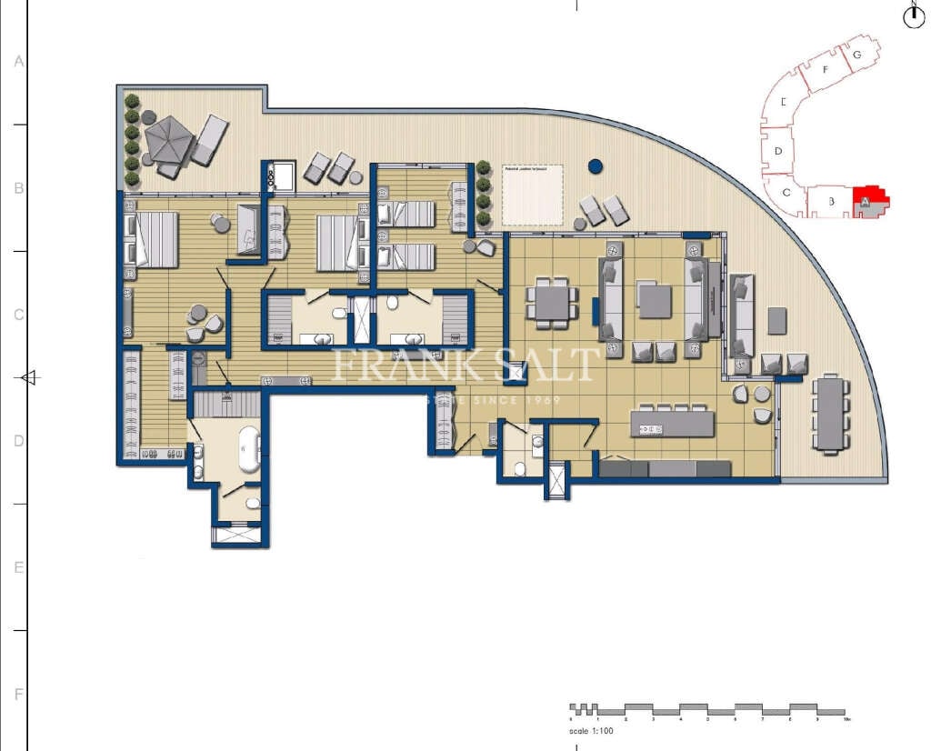 3 Bed, ApartmentFor Sale, The Shoreline at Smart City, Malta