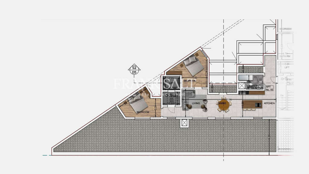 2 Bed, ApartmentFor Sale, Birzebbugia, Malta