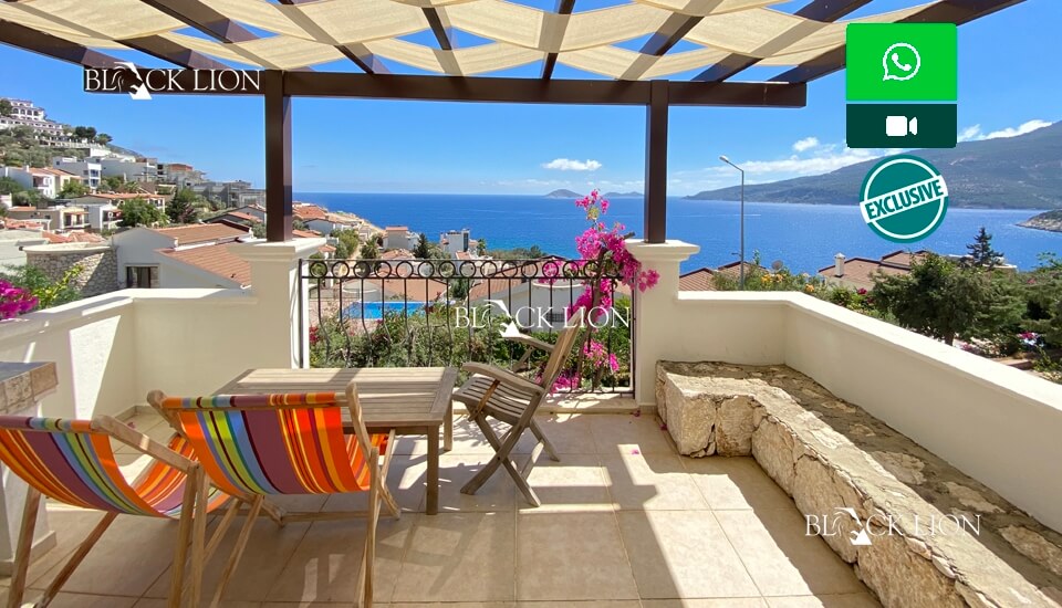 3 Bed, 2 Bath, HouseFor Sale, Kalamar, Kalkan, Antalya