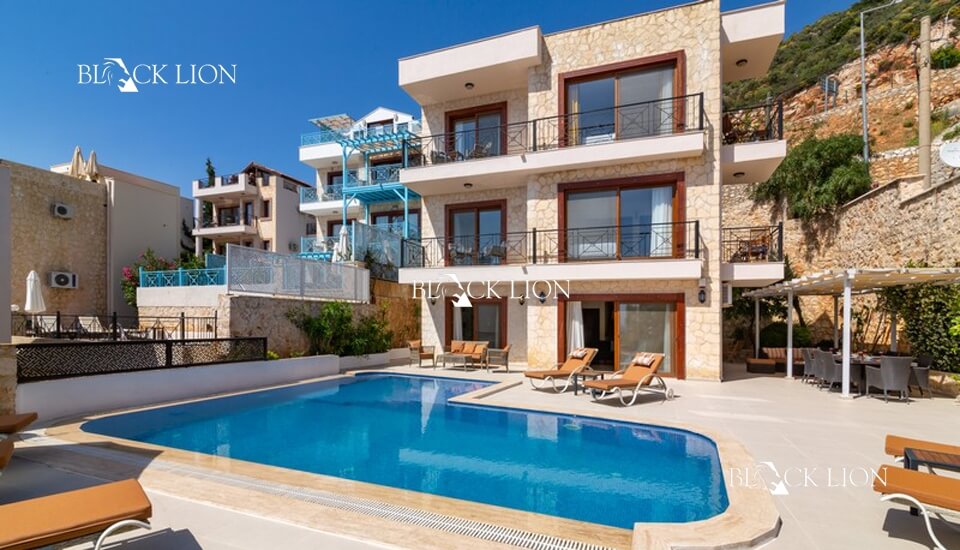 4 Bed, 4 Bath, HouseFor Sale, Old Town, Kalkan, Antalya