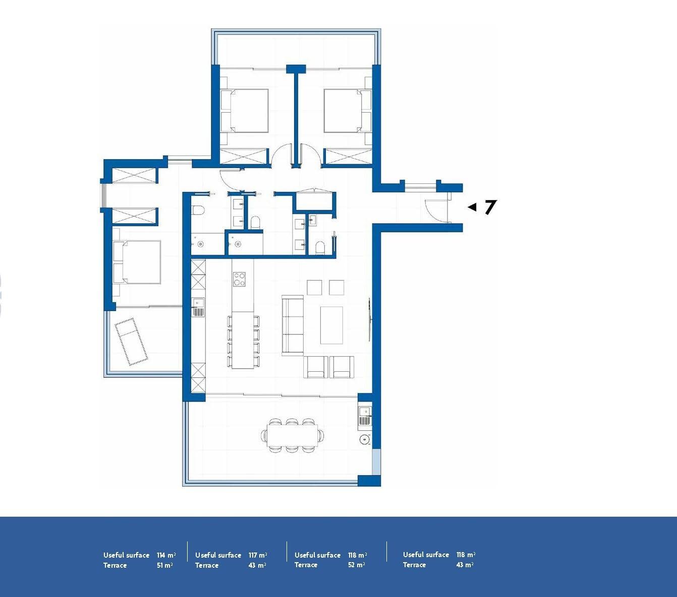 3 Bed, 2 Bath, ApartmentFor Sale, Estepona, Costa del Sol