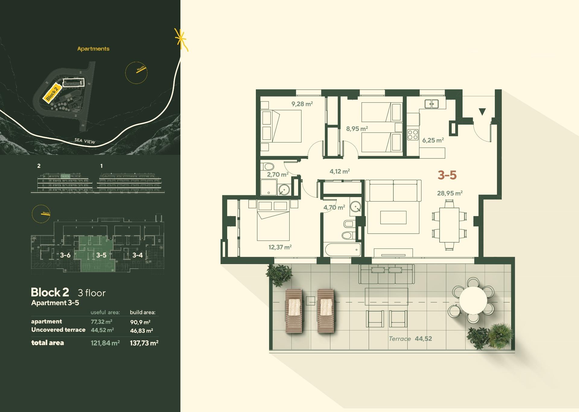 3 Bed, 2 Bath, ApartmentFor Sale, Mijas, Costa del Sol