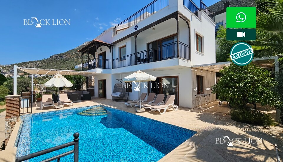 3 Bed, 3 Bath, HouseFor Sale, Kiziltas, Kalkan, Antalya