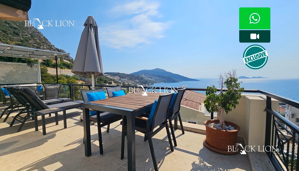 3 Bed, 3 Bath, ApartmentFor Sale, Old Town, Kalkan, Antalya