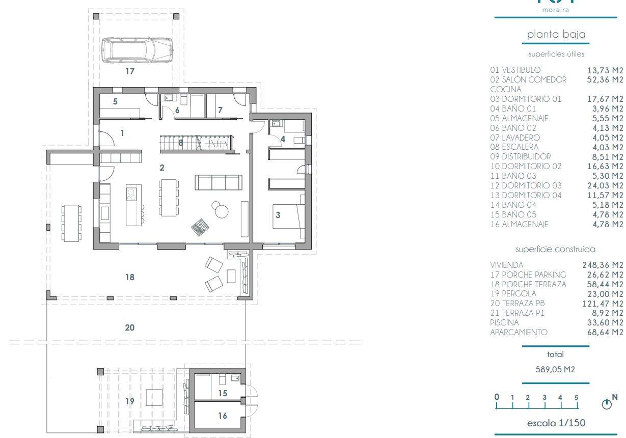 4 Bed, 5 Bath, HouseFor Sale, Moraira, Alicante