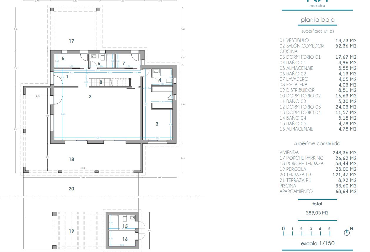 4 Bed, 5 Bath, HouseFor Sale, Moraira, Alicante