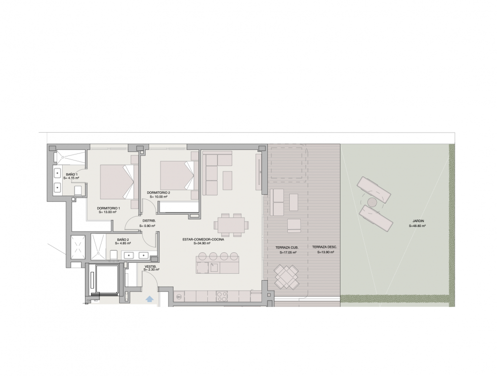 2 Bed, 2 Bath, ApartmentFor Sale, New Golden Mile, Malaga