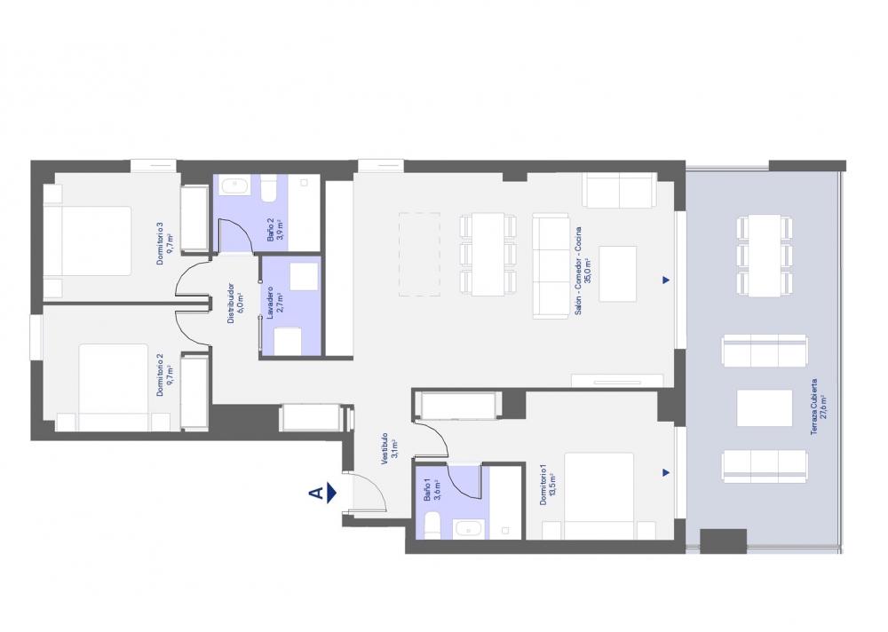 2 Bed, 2 Bath, ApartmentFor Sale, Cancelada, Malaga