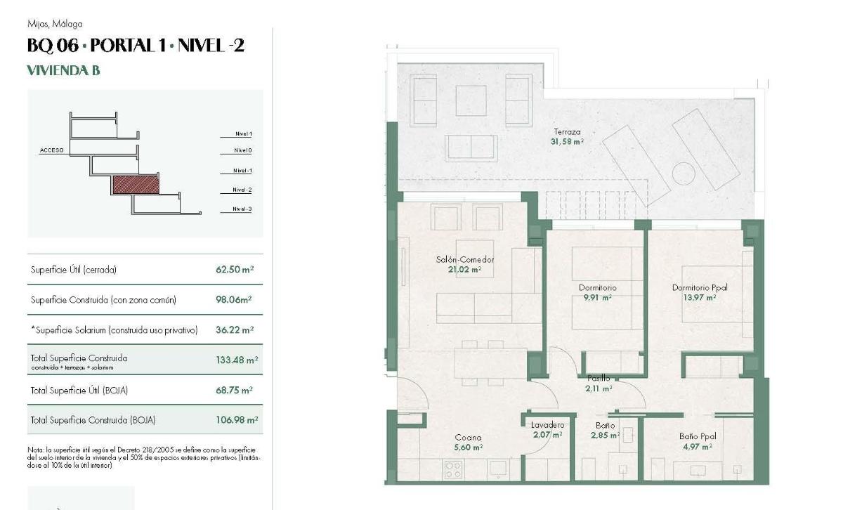 2 Bed, 2 Bath, ApartmentFor Sale, Mijas, Costa del Sol