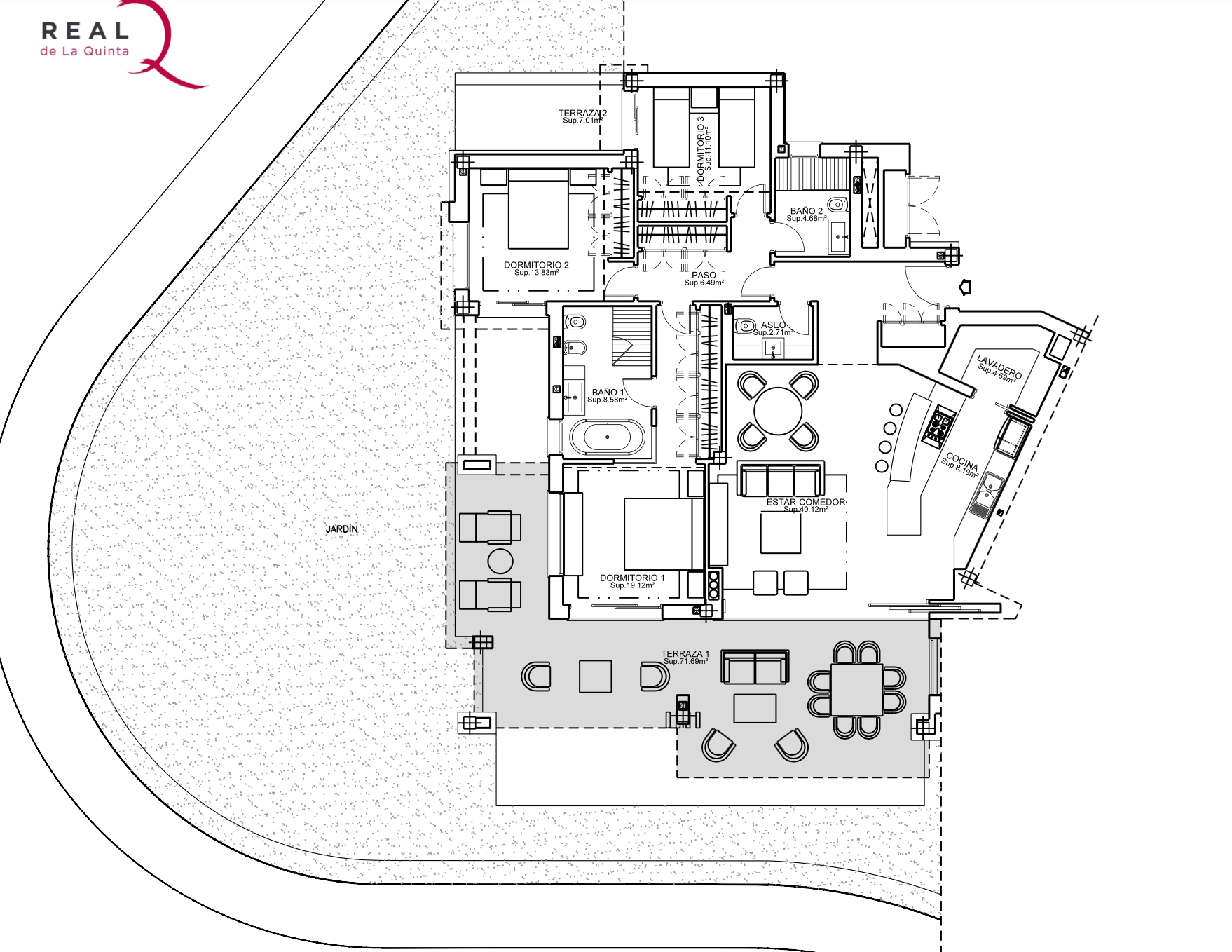 3 Bed, 3 Bath, ApartmentFor Sale, Benahavis, Malaga