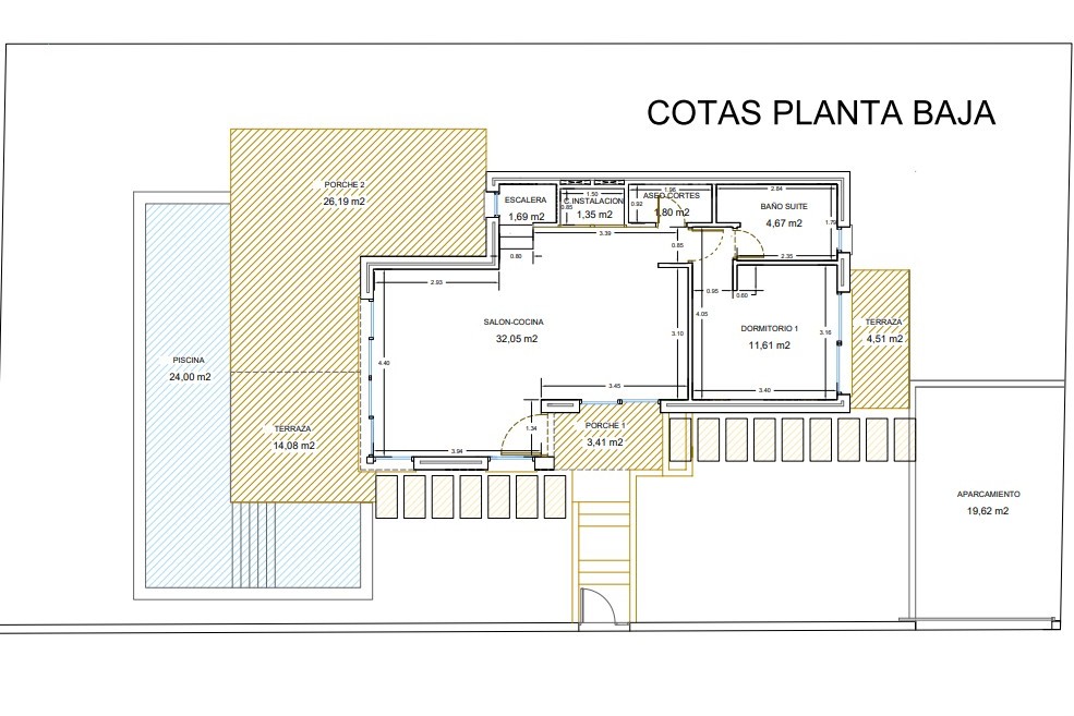 3 Bed, 2 Bath, HouseFor Sale, Alcalalí, Alicante