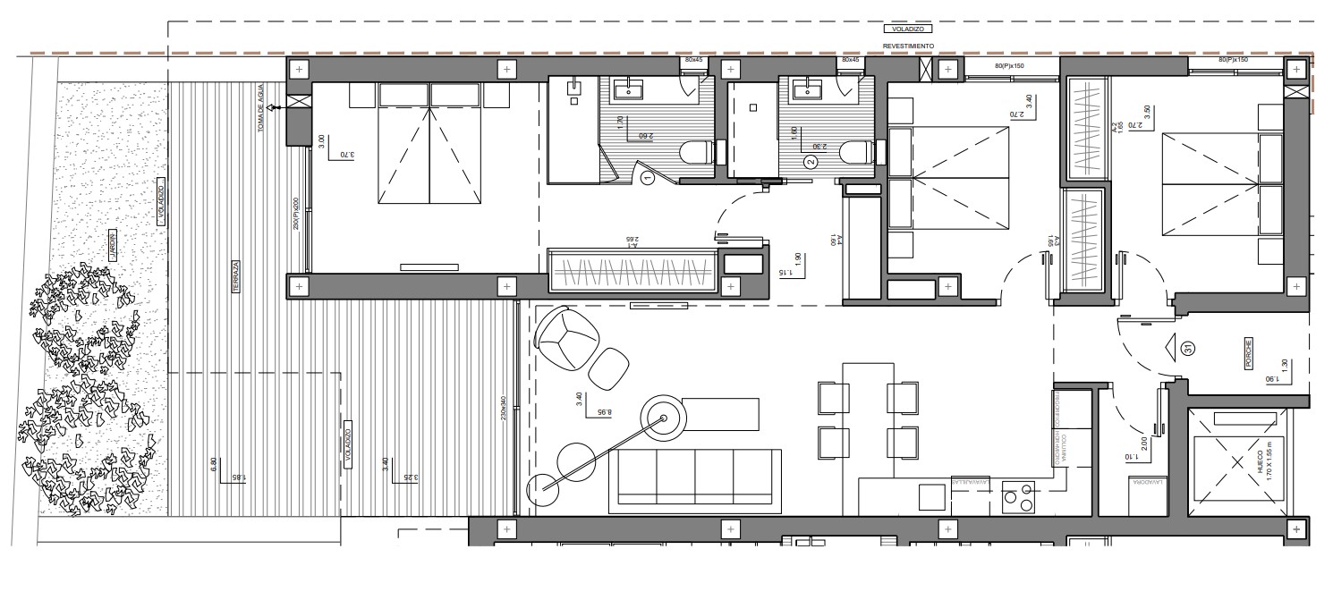 3 Bed, 2 Bath, ApartmentFor Sale, Benitachell, Alicante