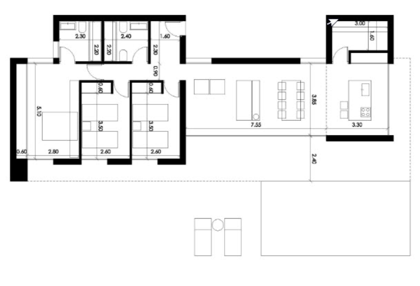 3 Bed, 2 Bath, HouseFor Sale, Denia, Alicante