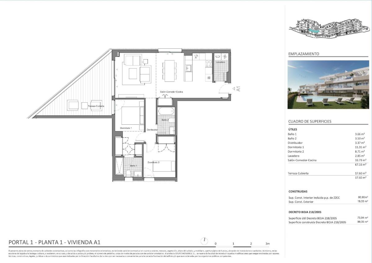 2 Bed, 2 Bath, ApartmentFor Sale, Estepona, Costa del Sol