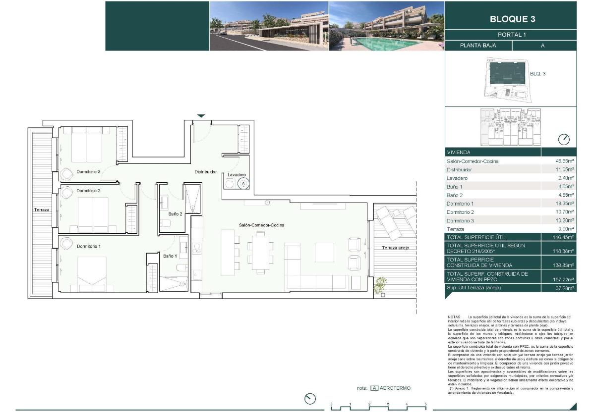 3 Bed, 2 Bath, ApartmentFor Sale, Estepona, Costa del Sol