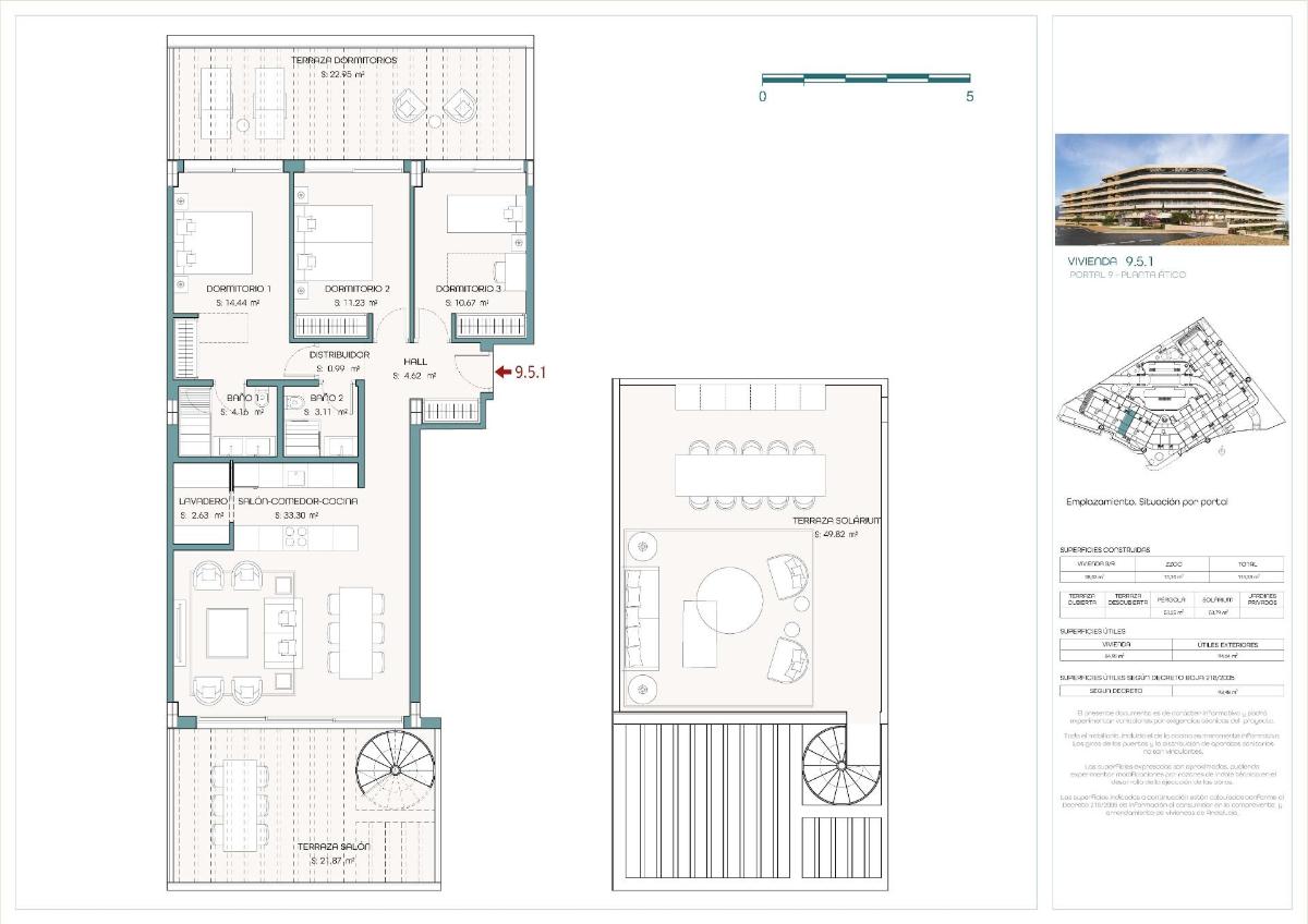 3 Bed, 2 Bath, ApartmentFor Sale, Estepona, Costa del Sol