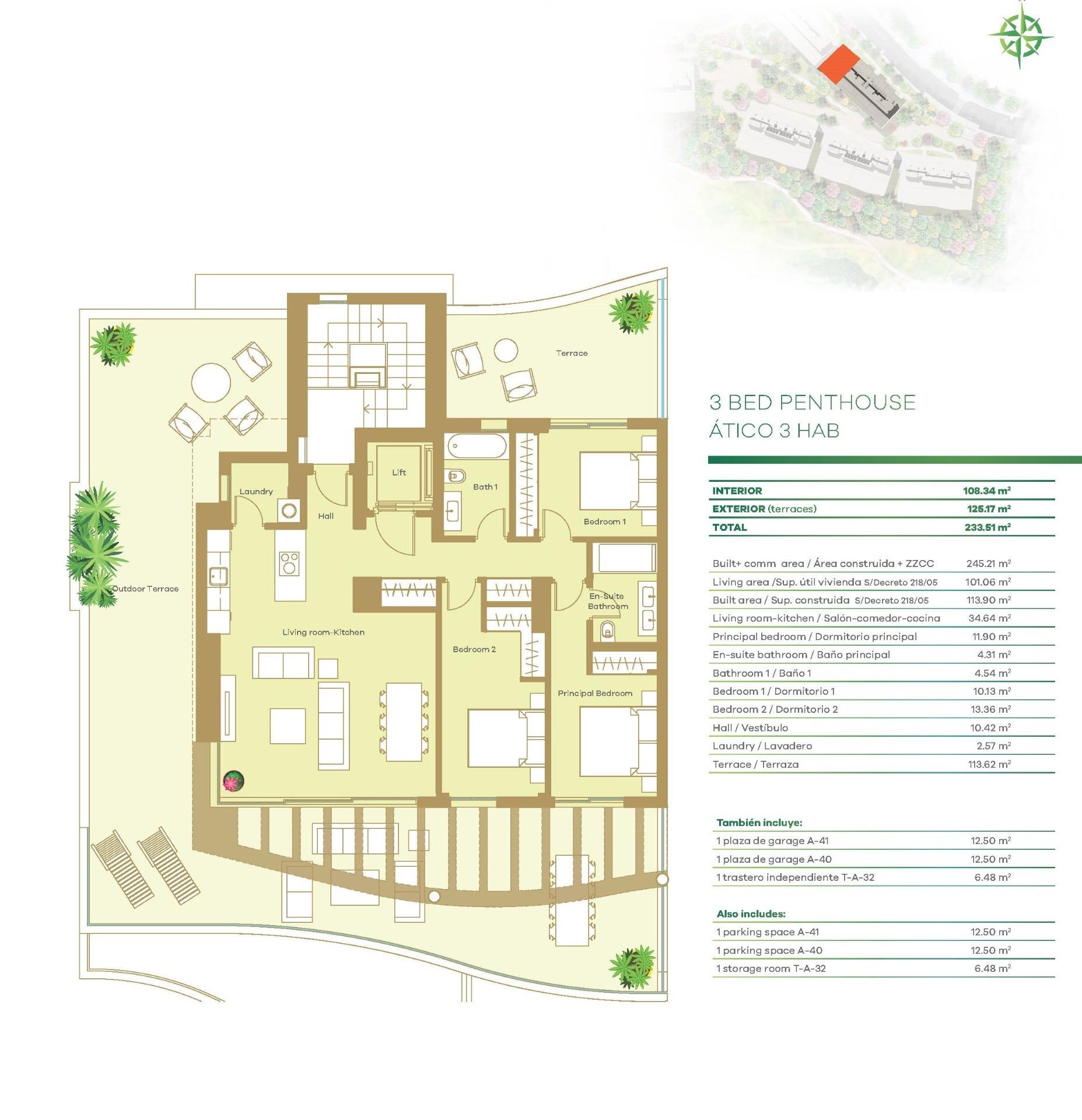 3 Bed, 2 Bath, ApartmentFor Sale, San Roque, Costa del Sol