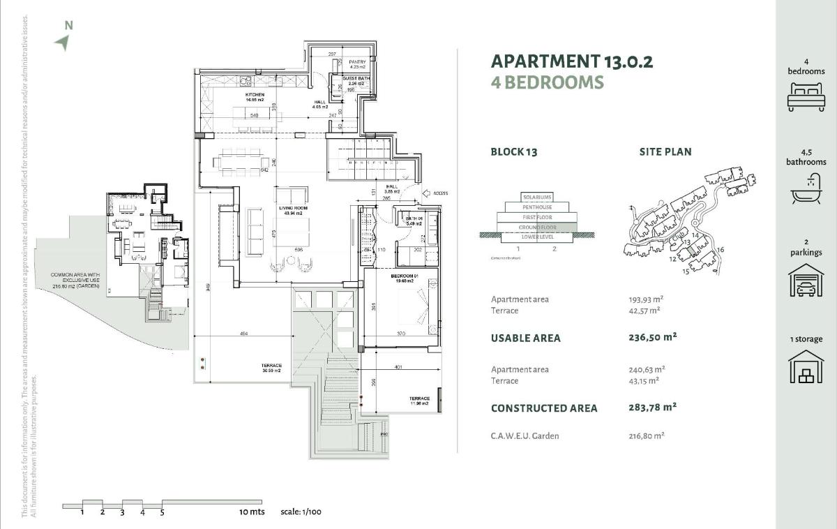 4 Bed, 4 Bath, ApartmentFor Sale, Benahavis, Costa del Sol