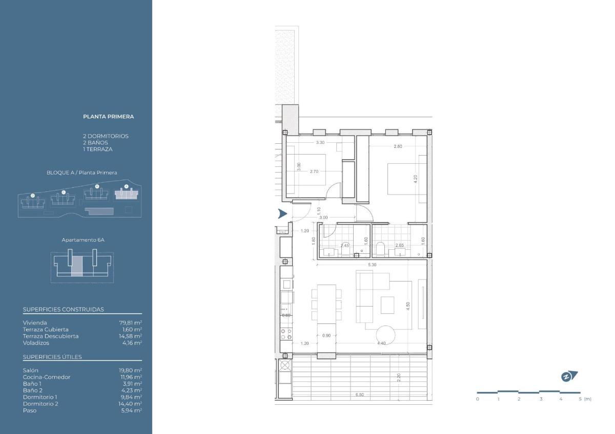 2 Bed, 2 Bath, ApartmentFor Sale, La Nucia, Costa Blanca