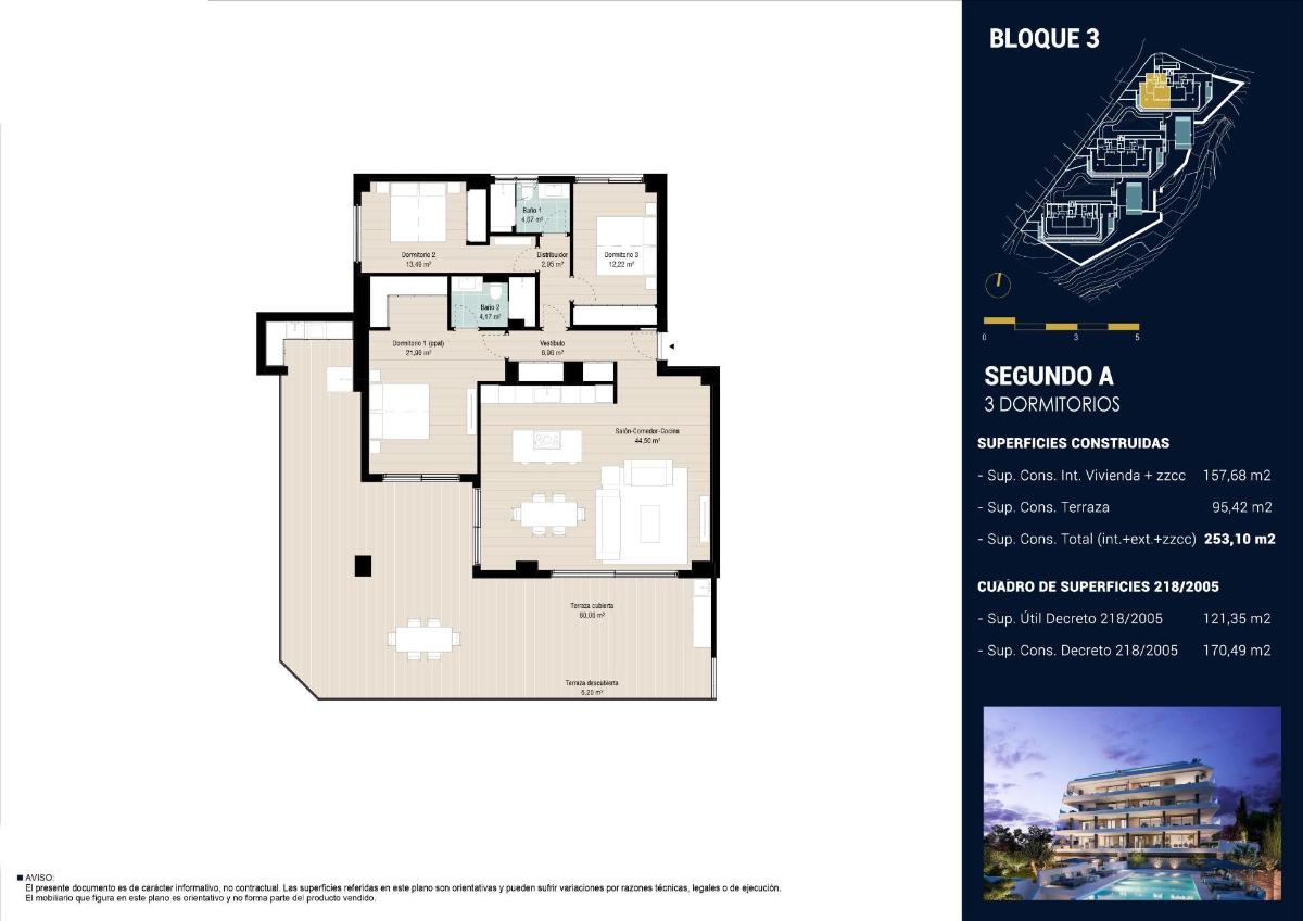 3 Bed, 2 Bath, ApartmentFor Sale, Fuengirola, Costa del Sol