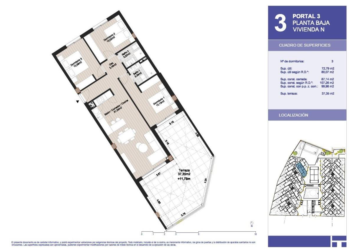 3 Bed, 2 Bath, ApartmentFor Sale, Torrox, Costa del Sol