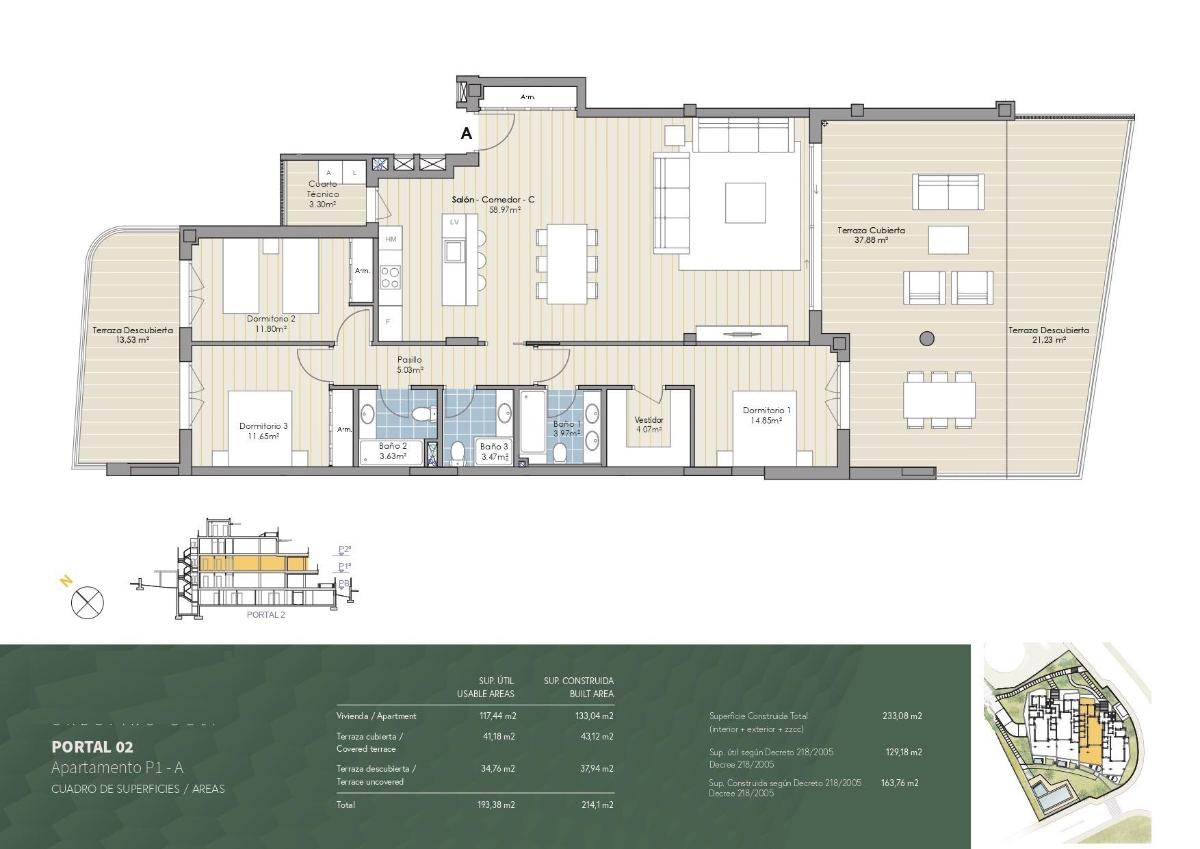 3 Bed, 3 Bath, ApartmentFor Sale, Marbella, Costa del Sol